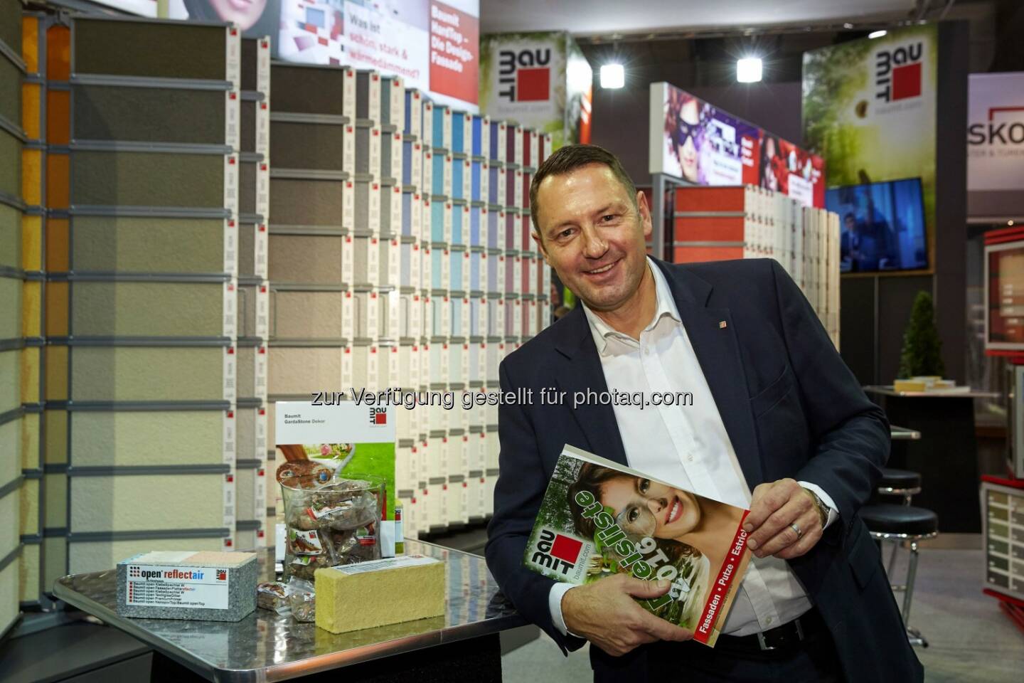 Hubert Mattersdorfer, Geschäftsführer der w&p Baustoffe GmbH : Baumit präsentiert „grüne“ Ideen mit Zukunft :  Unter dem Motto natürlich, gesund, schön stellt Baumit auf der Grazer Häuslbauer Messe das breiteste Spektrum an Wärmedämmverbund-Systemen vor : Fotocredit: Baumit/Peter Melbinger