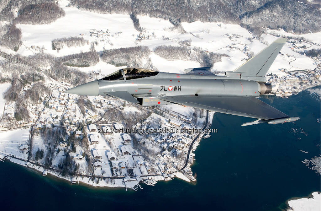 Weltwirtschaftsforum 2016 in Davos: Österreichische Eurofighter werden den Luftraum sichern : Fotocredit: Eurofighter Jagdflugzeug GmbH, © Aussender (18.01.2016) 