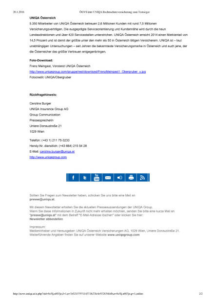  Uniqa Rechtsschutzversicherung Testsieger  , Seite 2/2, komplettes Dokument unter http://boerse-social.com/static/uploads/file_555__uniqa_rechtsschutzversicherung_testsieger.pdf (20.01.2016) 