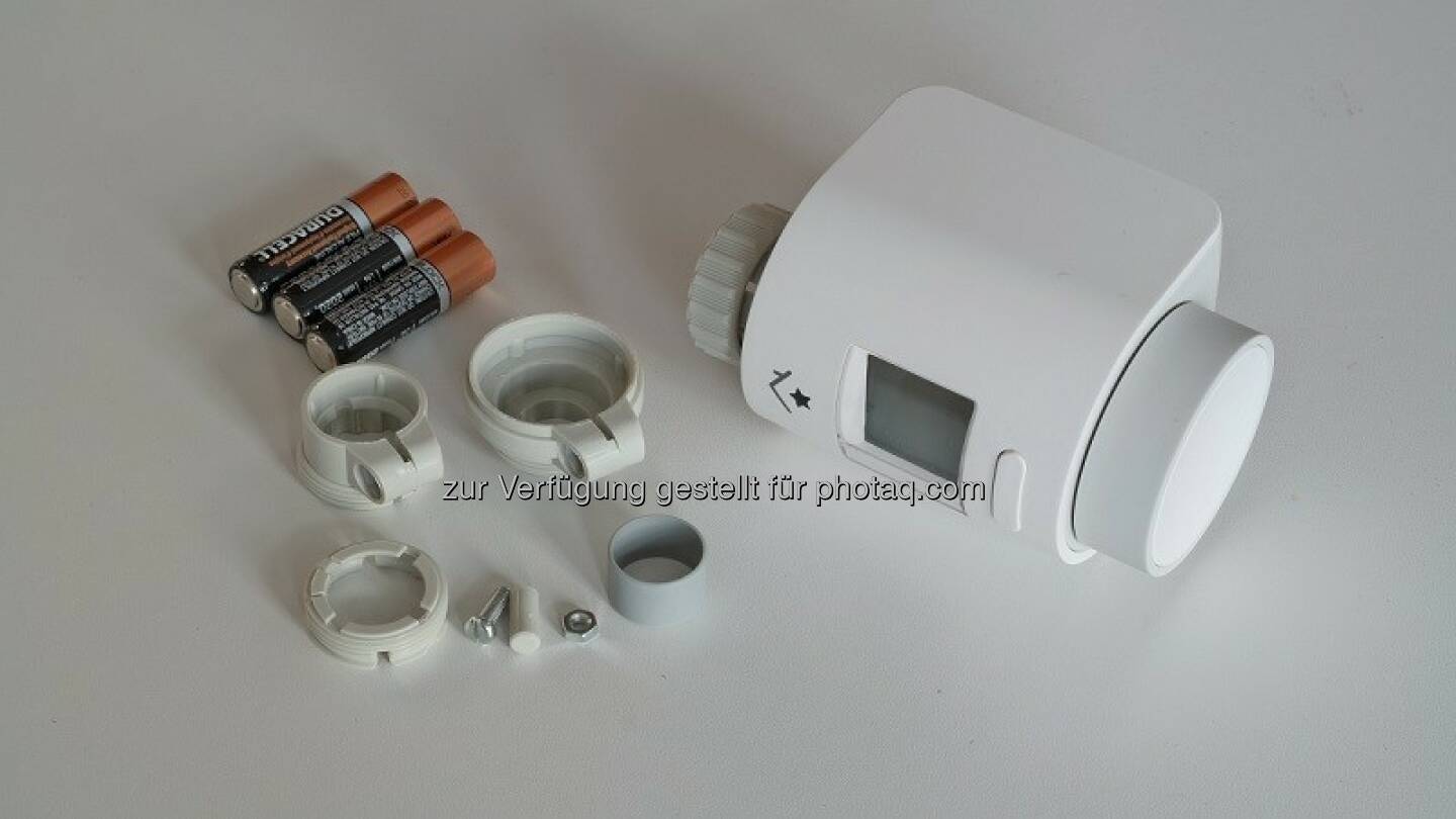 Heizkörperthermostat für RWE SmartHome : Einfacher Einstieg zur Energieeinsparung : Heizkosten sparen mit RWE SmartHome : © RWE Effizienz