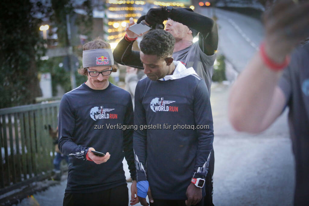 Participants at the Wings for Life World Run event in Munich 23rd of January 2016  (Bild: Daniel Grund) (24.01.2016) 