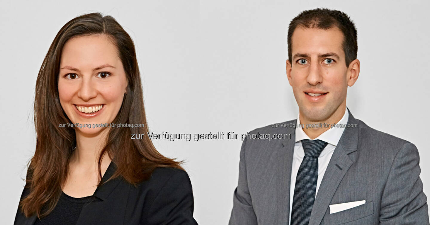 Sophie-Marie Attems, Thomas Gigl : Sophie-Marie Attems hat mit 1. Jänner 2016 die Verantwortung für den Henkel-Waschmittelbereich mit den Marken Persil, Dixan, Weißer Riese und Fewa übernommen : Thomas Gigl steuert seit Oktober 2015 den Reinigungsmittelbereich mit Marken wie Somat, Silan, Pril und Blue Star : Fotocredit: Henkel/Svec