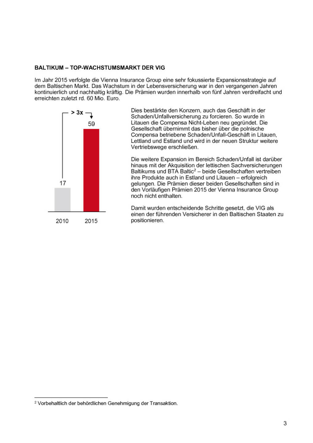 Vienna Insurance Group Prämienentwicklung, Seite 3/5, komplettes Dokument unter http://boerse-social.com/static/uploads/file_564_vienna_insurance_group_pramienentwicklung.pdf