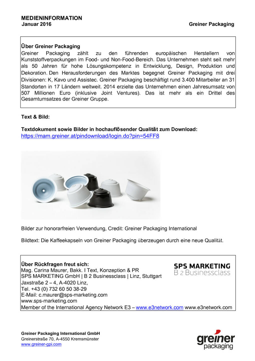 Greiner Packaging startet am Kaffeekapselmarkt durch, Seite 2/2, komplettes Dokument unter http://boerse-social.com/static/uploads/file_569_greiner_packaging_startet_am_kaffeekapselmarkt_durch.pdf