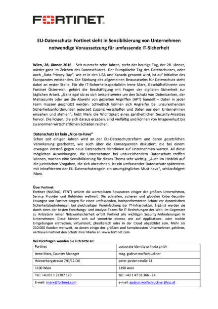 Fortinet: IT-Sicherheit kein Nice-to-have, Seite 1/2, komplettes Dokument unter http://boerse-social.com/static/uploads/file_573_fortinet_it-sicherheit_kein_nice-to-have.pdf (28.01.2016) 