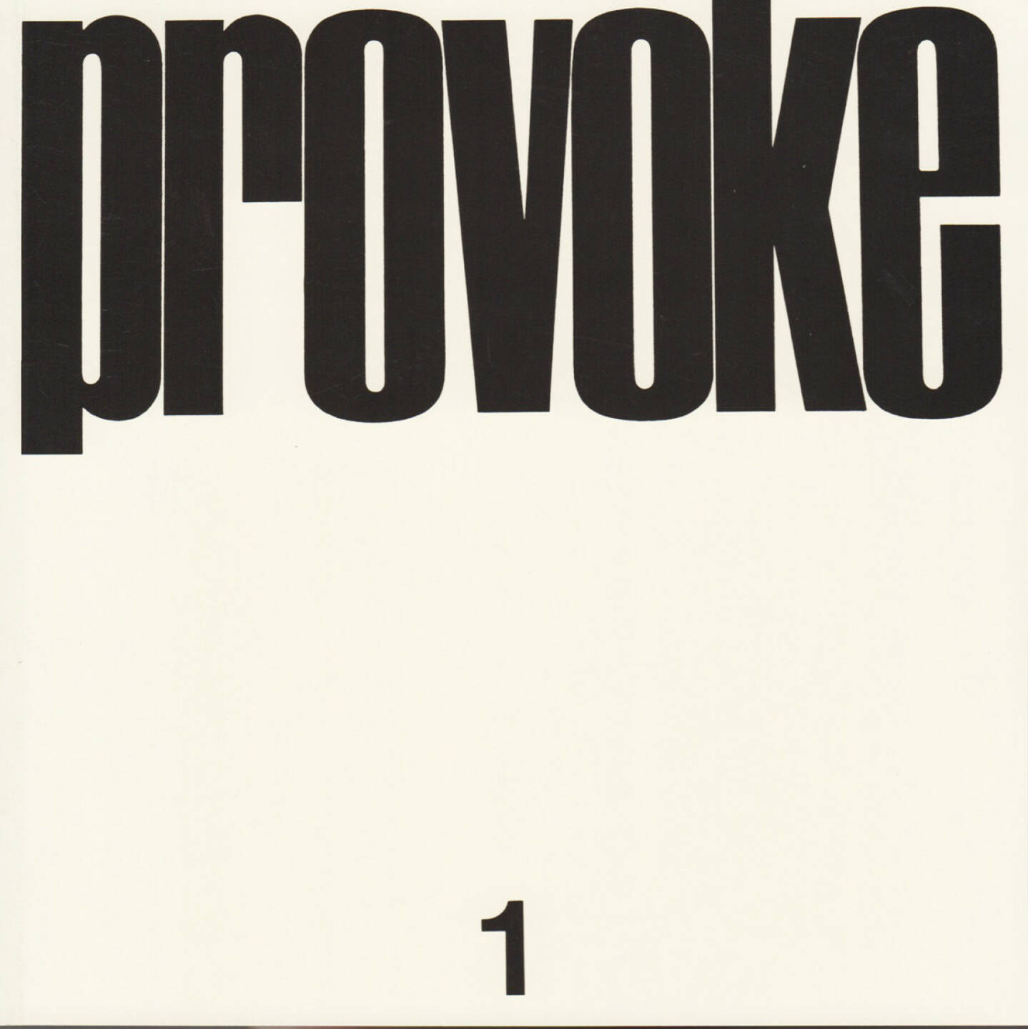 Yutaka Takanashi, Takuma Nakahira, Daido Moriyama, Koji Taki, Provoke 1-3, Steidl/Edition 7L 2001, Cover - http://josefchladek.com/search/provoke%20taki%201500