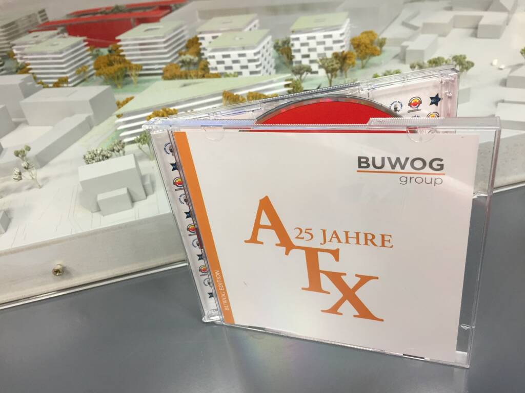 Bei der Buwog: 1000 Stück der 25-Jahre-ATX in der Sonderedition wurden geliefert (12.02.2016) 