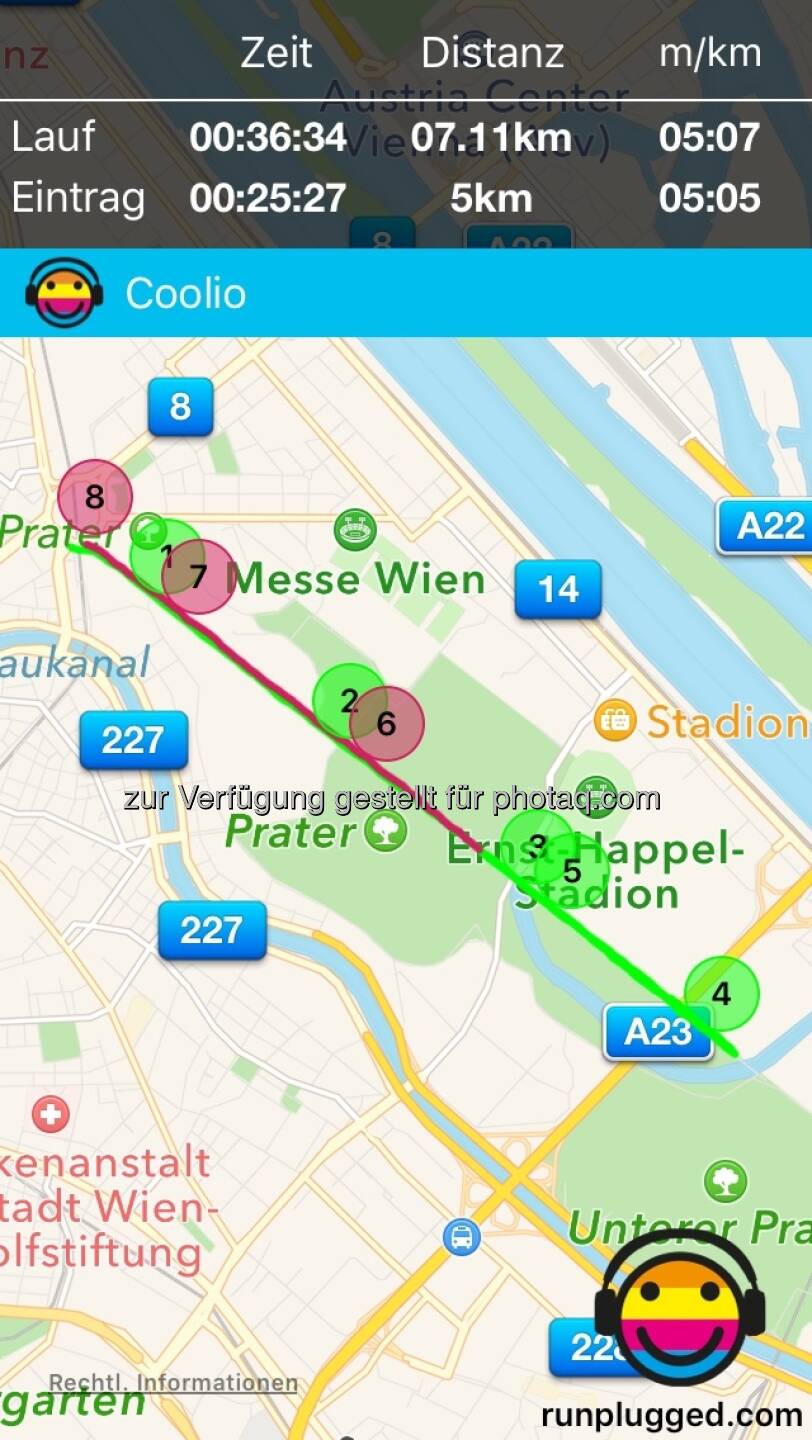 Map von der Aktivität am 16.02.2016 12:05 (Josef Chladek)