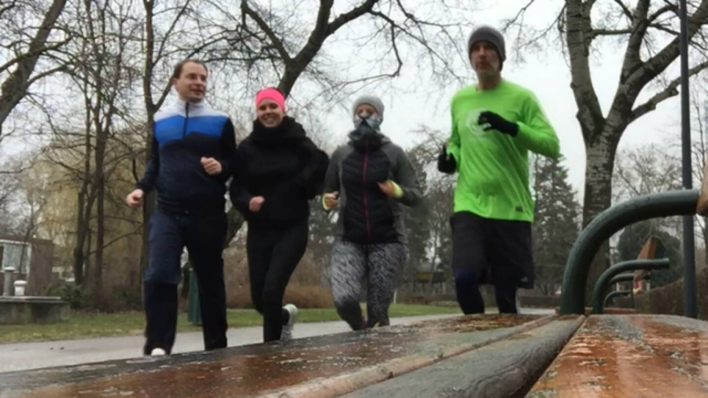 Karin Turki, Paul Pöltner, Hannah Sturm (alle Conda), Christian Drastil