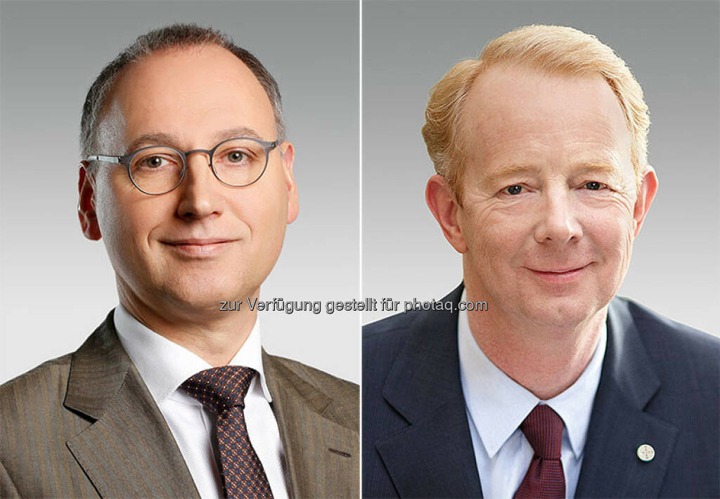 Werner Baumann, Marijn Dekkers : Werner Baumann folgt Dr. Marijn Dekkers als Vorstandsvorsitzender der Bayer AG : Fotocredit: Bayer AG, © Aussender (24.02.2016) 