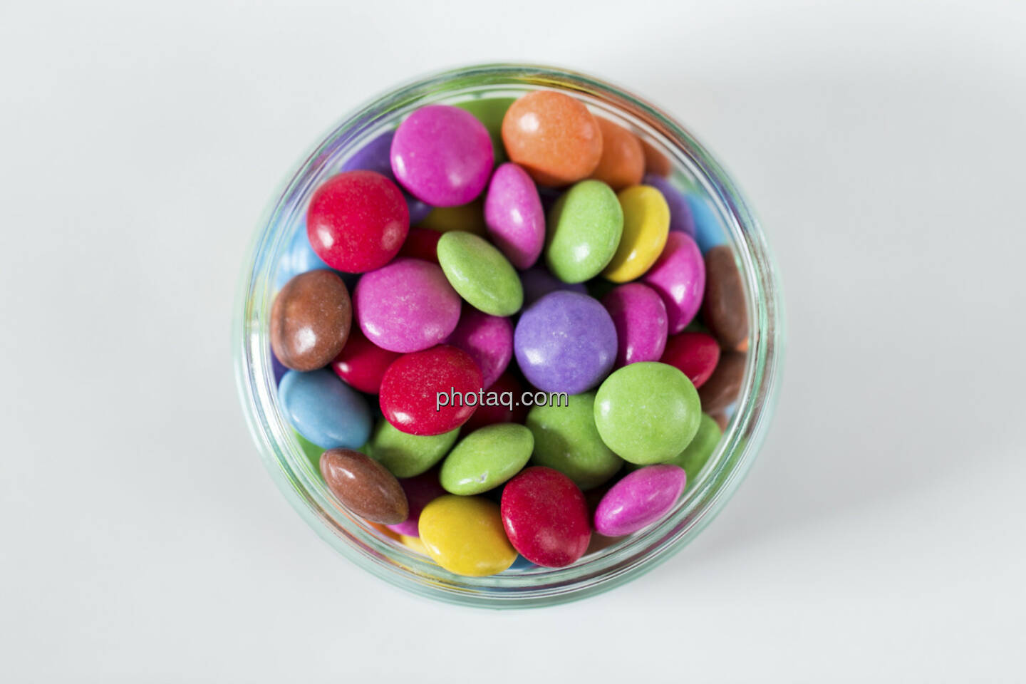 Smarties im Glas