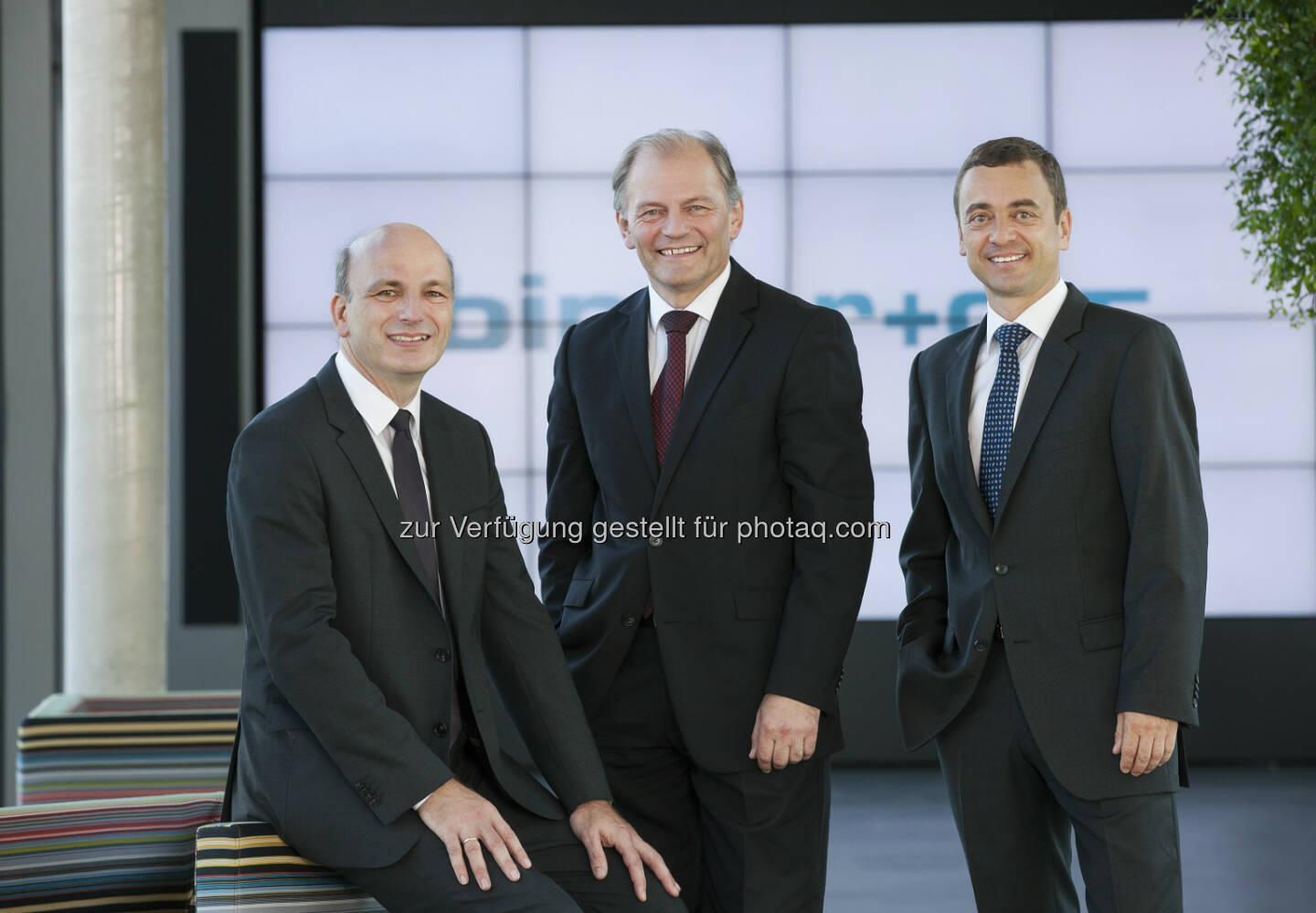 Jörg Rosegger, Karl Grabner und Johannes Pohl (Vorstand Binder + Co) : Binder+Co plant Umstellung auf Namensaktien : Binder+Co 2015 mit deutlichen Zuwächsen : Fotocredit: Binder+Co
