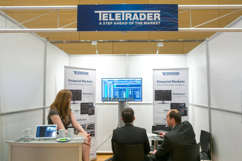 Teletrader am Fonds Kongress, © Martina Draper/photaq (03.03.2016) 