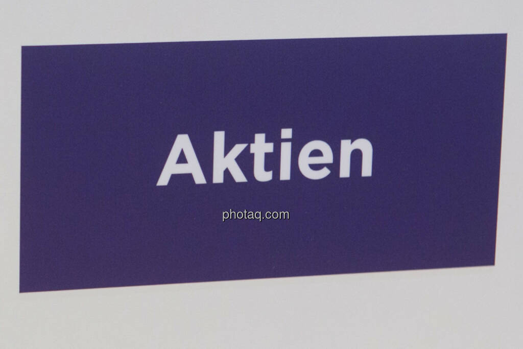Aktien, Aktie , © Martina Draper/photaq (03.03.2016)