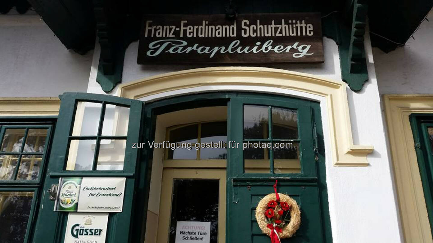 Franz Ferdinand Hütte, Parapluiberg