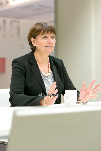 Herta Stockbauer (Vorstand BKS-Bank), © Martina Draper/photaq (10.03.2016) 