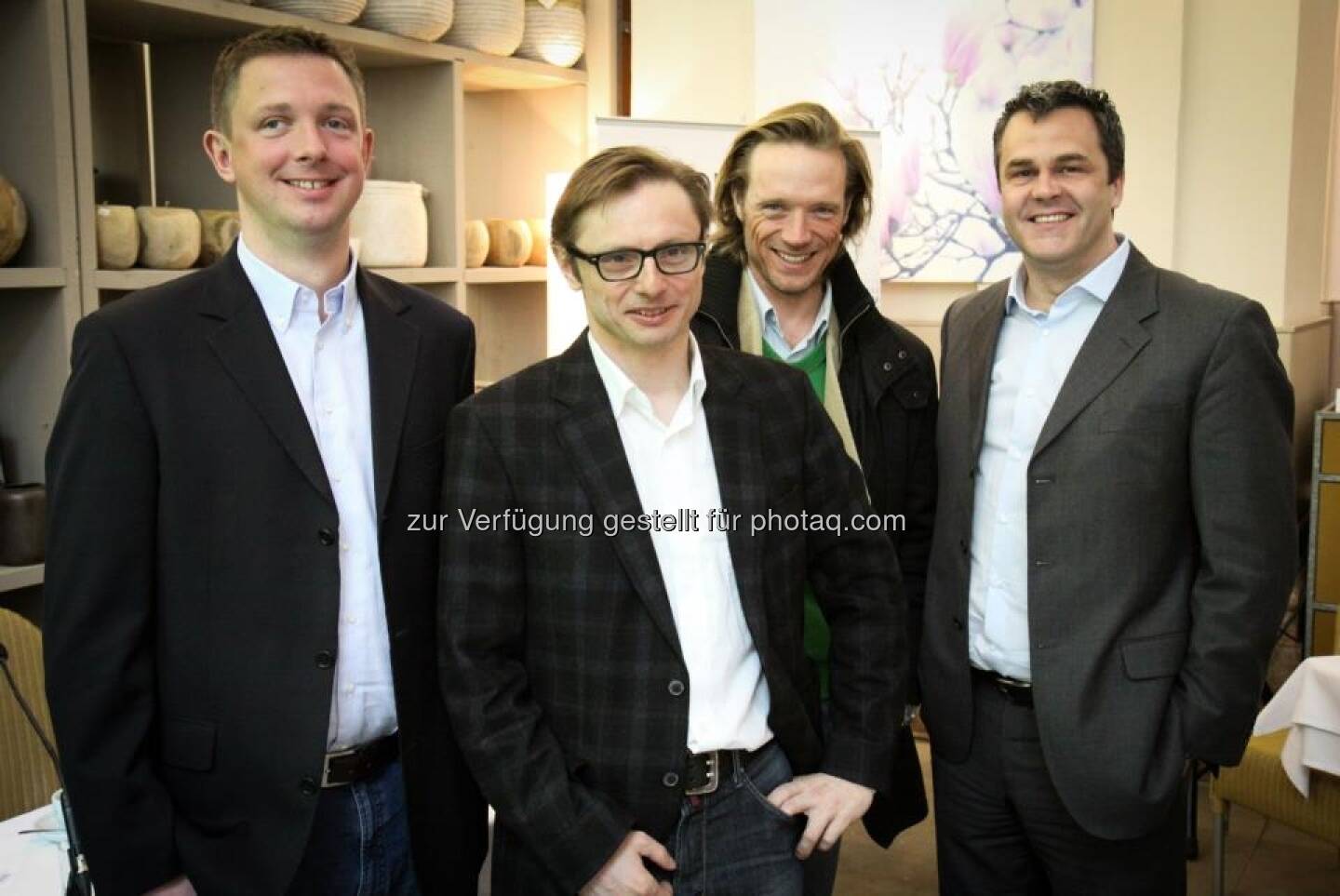 Carsten Lütke-Bornefeld (Lang & Schwarz), Andreas Kern (wikifolio), Daniel Keiper-Knorr (Speedinvest), Michel Vukusic (brokerjet)