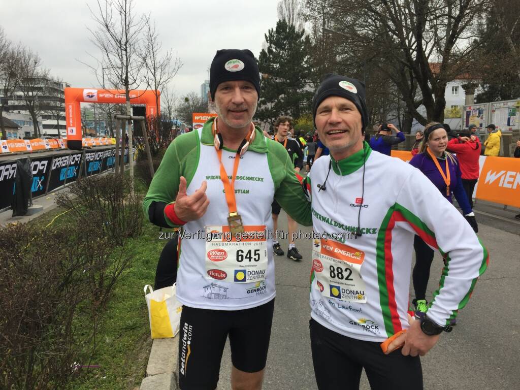 Mit Wienerwaldschnecken-Kollegen Andreas Schweighofer (13.03.2016)