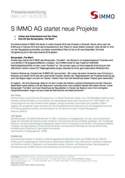S Immo AG startet neue Projekte, Seite 1/1, komplettes Dokument unter http://boerse-social.com/static/uploads/file_782_s_immo_ag_startet_neue_projekte.pdf (15.03.2016) 