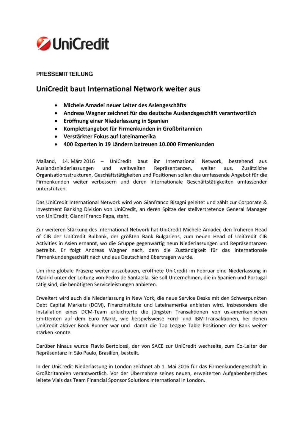 Bank Austria Presseaussendung: UniCredit baut International Network weiter aus, Seite 1/2, komplettes Dokument unter http://boerse-social.com/static/uploads/file_789_bank_austria_presseaussendung_unicredit_baut_international_network_weiter_aus.pdf