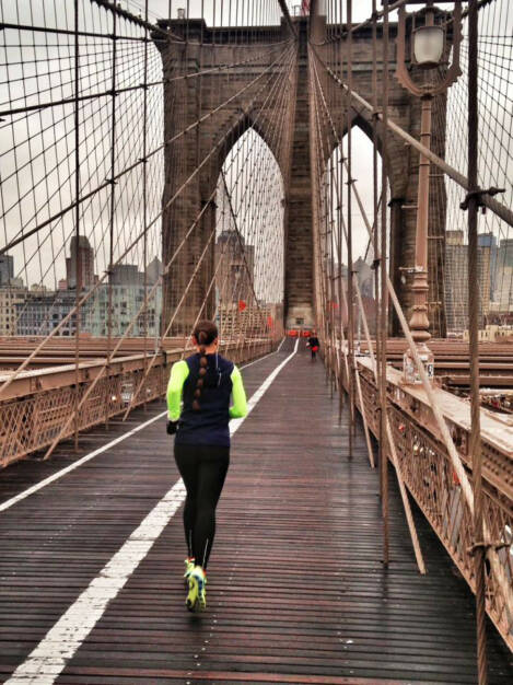 , Brücke, laufen, NYC (15.03.2016) 