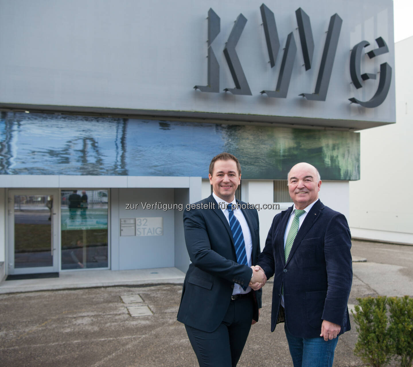 Peter J. Zehetner, Franz Stöttinger : Neue Geschäftsführung bei Energieversorger KWG : Peter J. Zehetner ist neuer Geschäftsführer und folgt nach 37 Jahren auf Direktor Franz Stöttinger : Fotocredit: KWG/Pucher