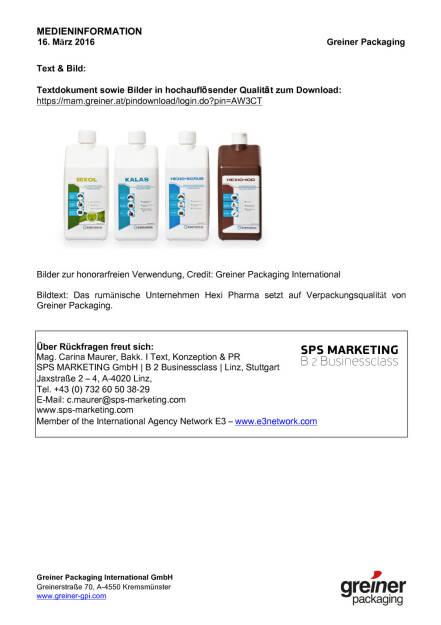 Greiner Packaging beliefert Hexi Pharma, Seite 2/2, komplettes Dokument unter http://boerse-social.com/static/uploads/file_791_greiner_packaging_beliefert_hexi_pharma.pdf (16.03.2016) 