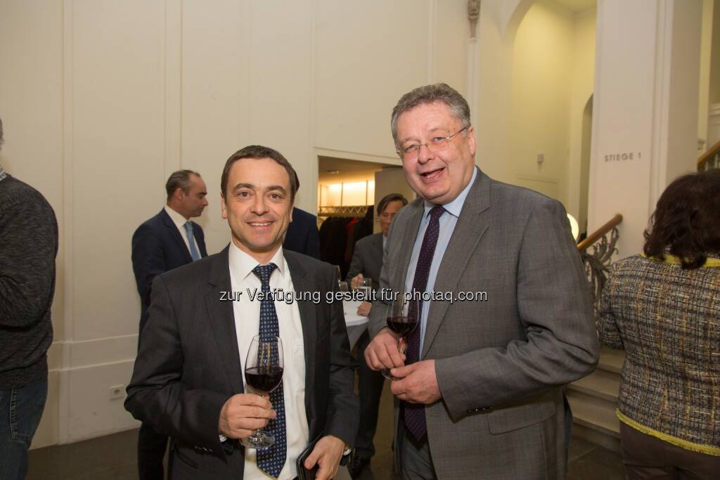 Johannes Pohl (Vorstand Binder + Co AG), Erwin Brunnmair (GF bublon GmbH), © Libertas Intercount/SOT Süd Ost Treuhand (16.03.2016) 