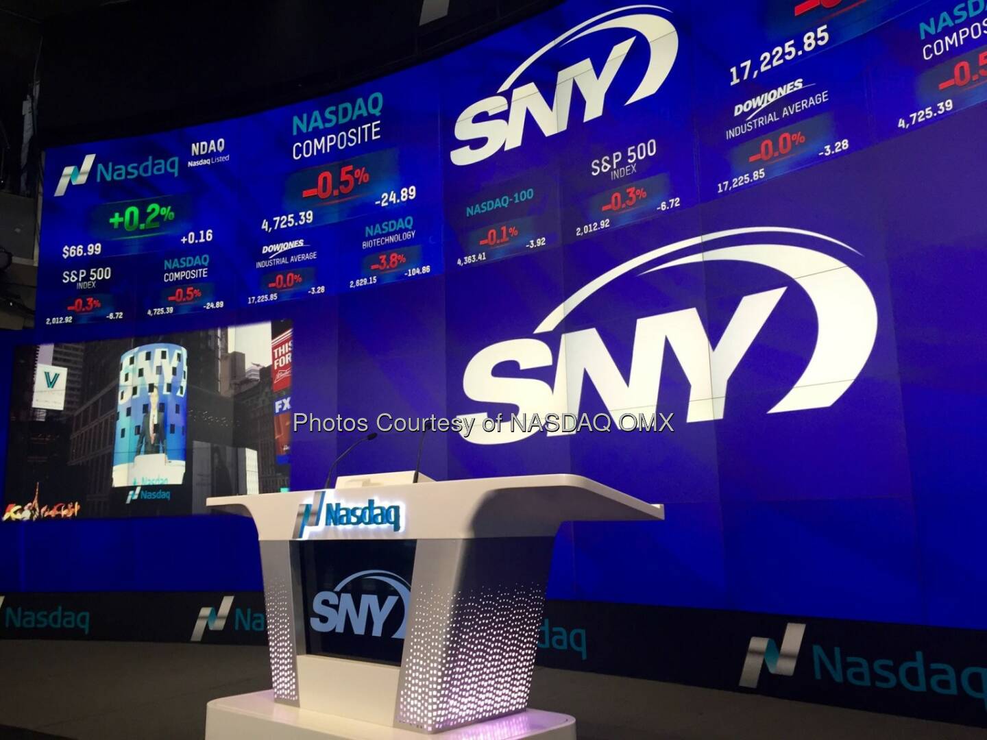 T-7min until @SNYtv rings the #Nasdaq closing bell!  Source: http://facebook.com/NASDAQ