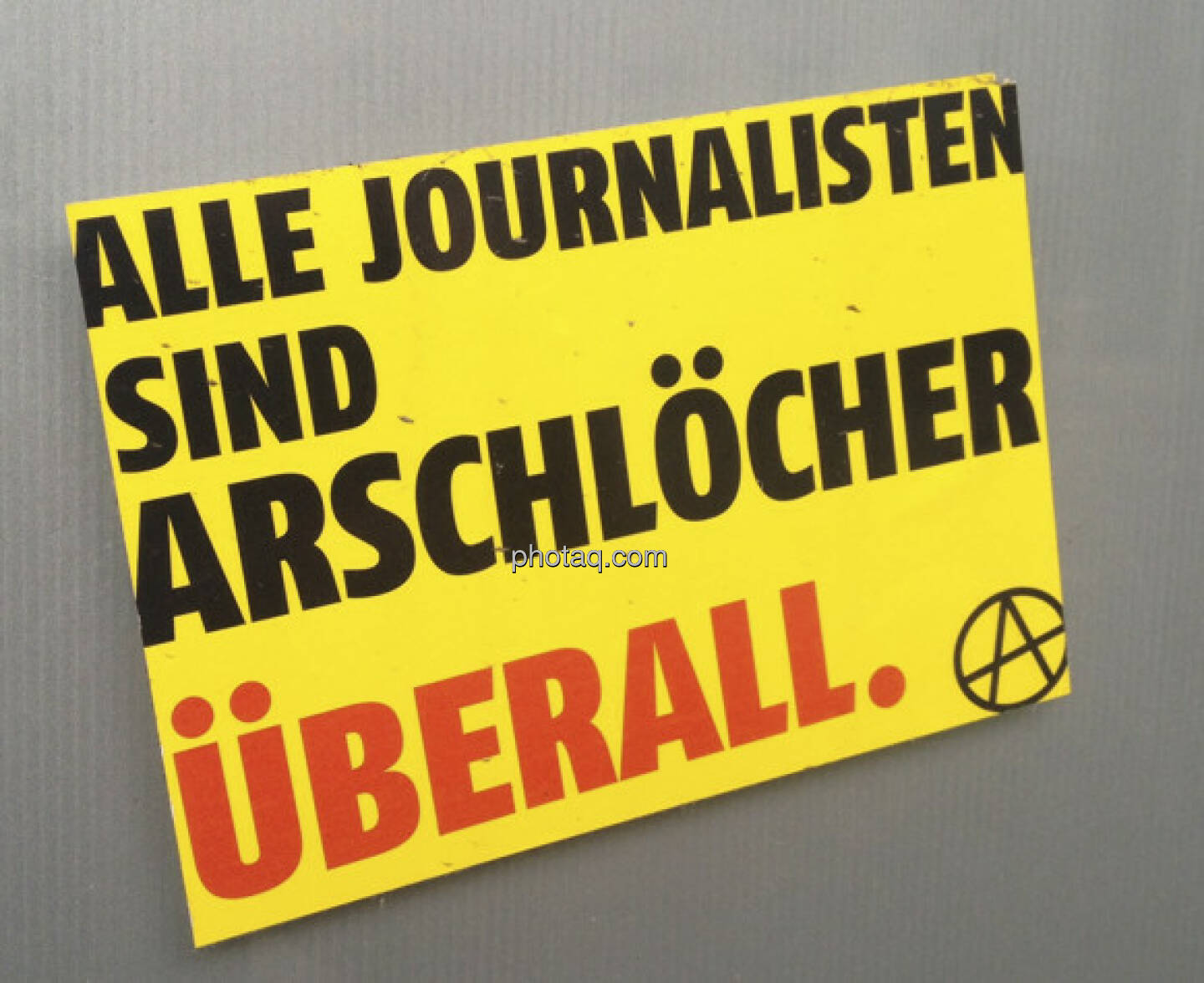 Da mag eine(r) Medienmenschen und Journalisten nicht ...