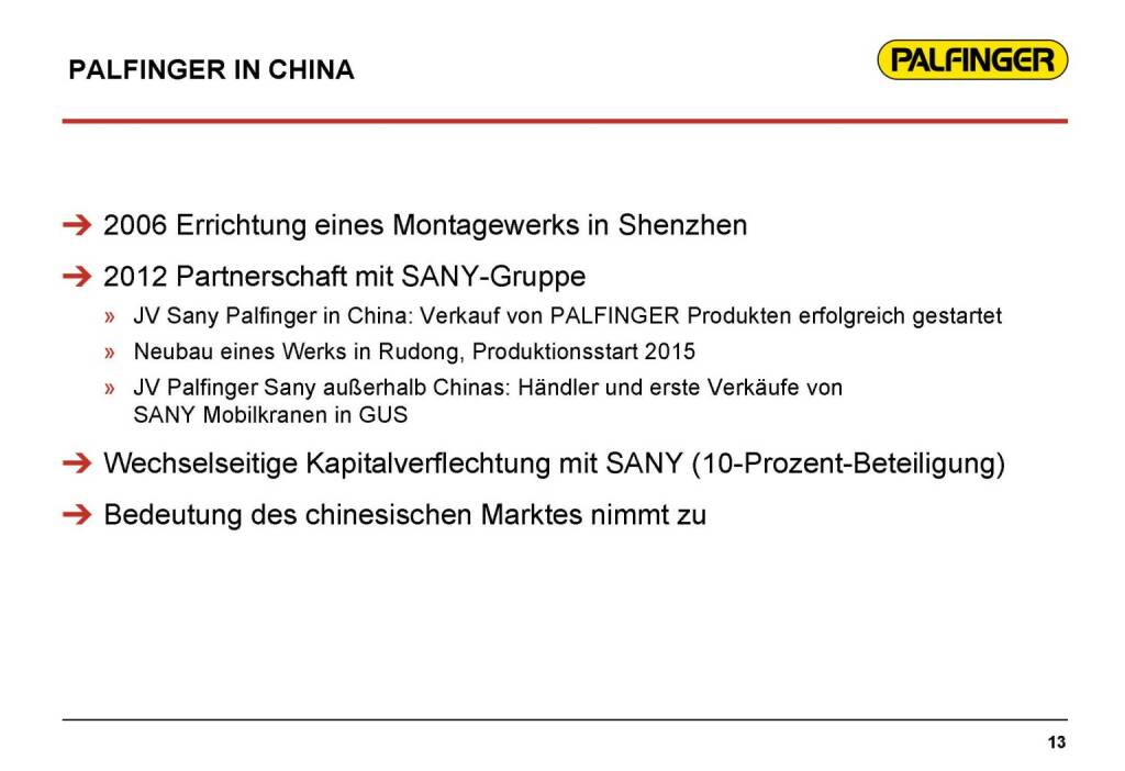 Palfinger in China (17.03.2016) 