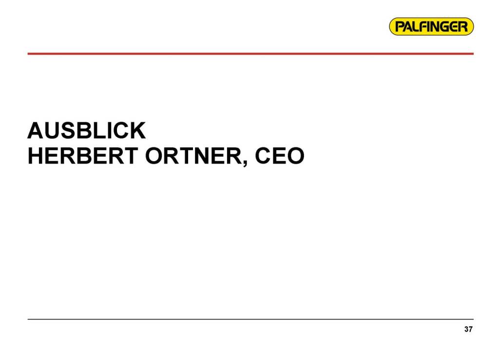 Palfinger Ausblick Herbert Ortner CEO (17.03.2016) 