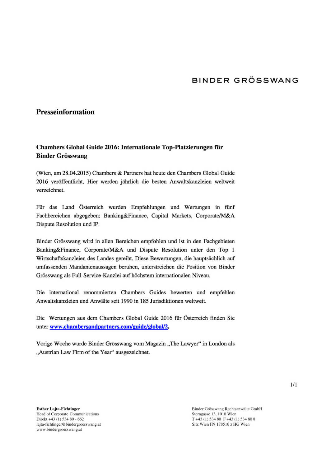 Binder Grösswang unter den top internationalen Kanzleien, Seite 1/1, komplettes Dokument unter http://boerse-social.com/static/uploads/file_799_binder_grosswang_unter_den_top_internationalen_kanzleien.pdf