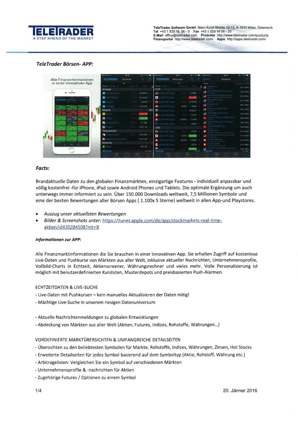 BSN-Tipp: TeleTrader BörsenApp , Seite 1/3, komplettes Dokument unter http://boerse-social.com/static/uploads/file_804_bsn-tipp_teletrader_borsenapp.pdf