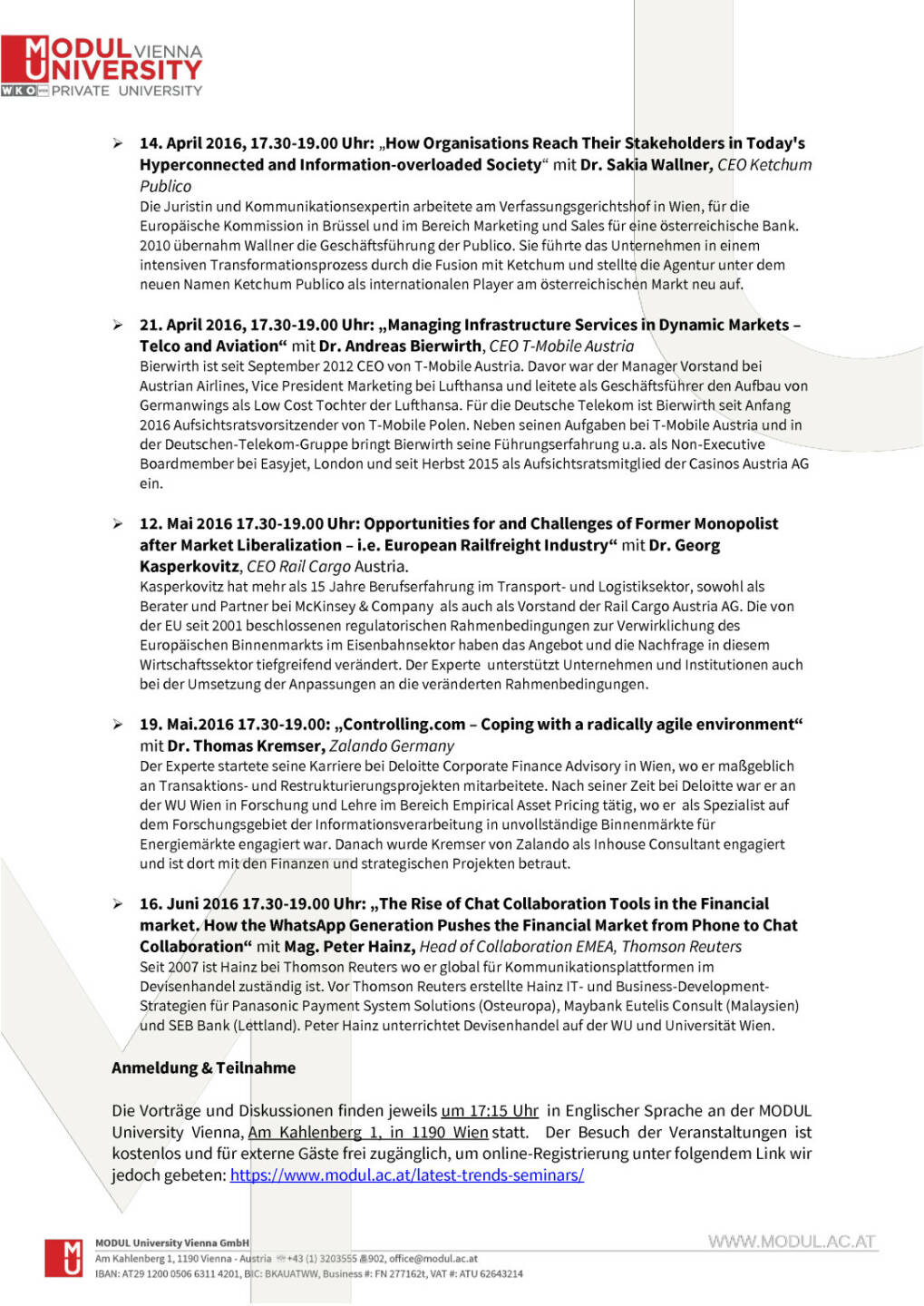 Modul University Vienna: Öffentliche Vortragsreihe informiert über Trends im Internationalen Management, Seite 2/3, komplettes Dokument unter http://boerse-social.com/static/uploads/file_808_modul_university_vienna_offentliche_vortragsreihe_informiert_uber_trends_im_internationalen_management.pdf