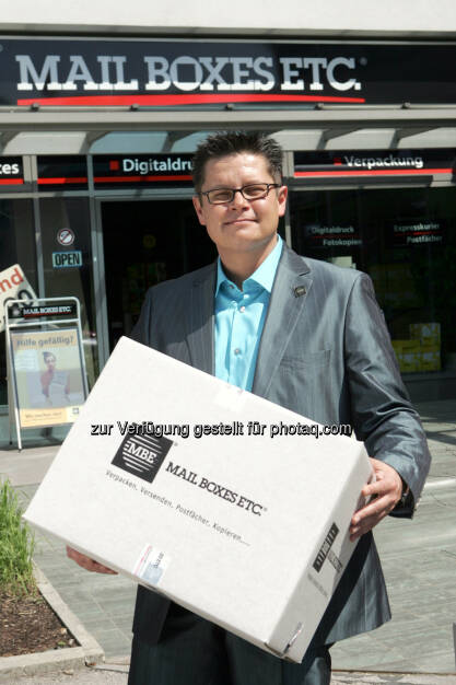 Dieter Baier, Österreich Manager von MBE - Mail Boxes Etc.(MBE) setzt auf Nachhaltigkeit: Wir drucken klimaneutral! (Bild: Mailboxes Etc.(MBE)), © Aussender (31.03.2016) 