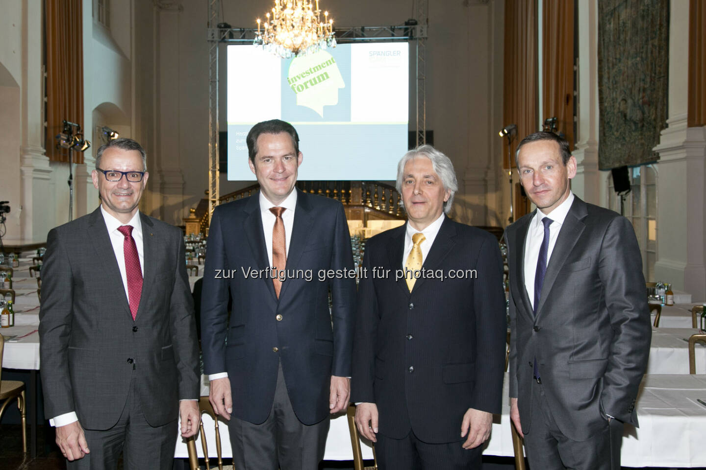 Wolfgang Wrzesniok-Roßbach (Degussa Goldhandel GmbH), Johannes Benigni (JBC Energy Group), Fritz Gattermayer (Agrana Beteiligungs AG), Markus Ploner (Spängler IQAM Invest)
