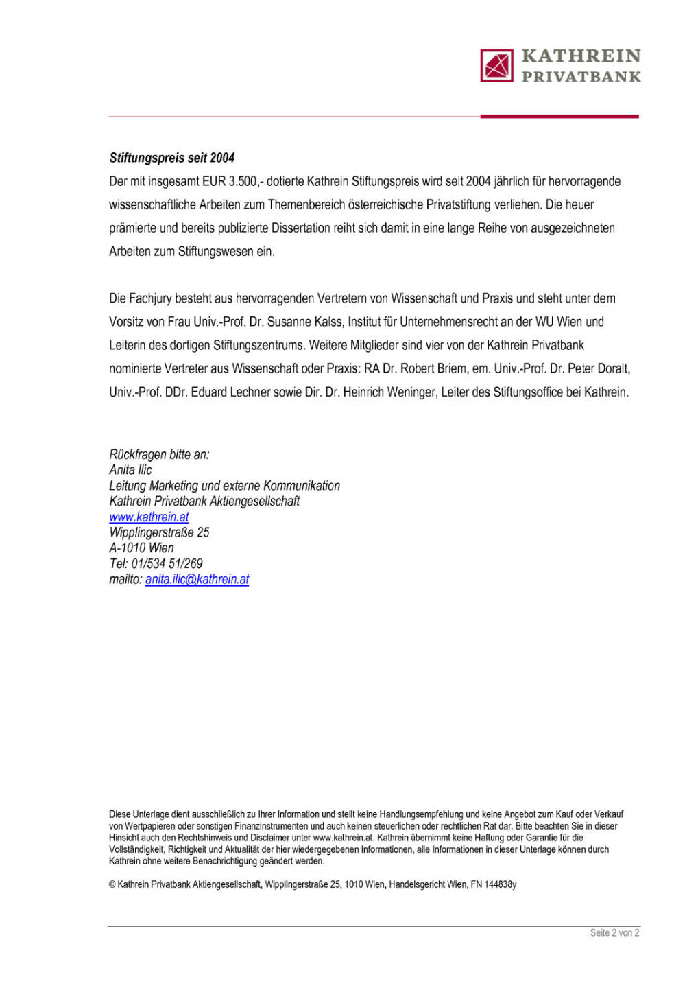 Kathrein Privatbank Stiftungspreis 2015, Seite 2/2, komplettes Dokument unter http://boerse-social.com/static/uploads/file_866_kathrein_privatbank_stiftungspreis_2015.pdf