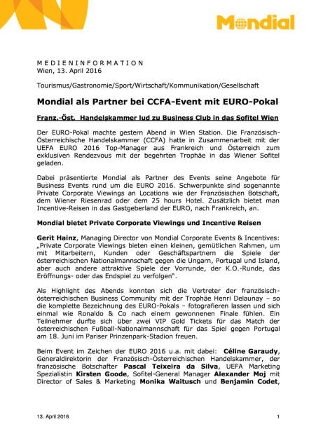 Mondial als Partner bei CCFA-Event mit EURO-Pokal, Seite 1/2, komplettes Dokument unter http://boerse-social.com/static/uploads/file_882_mondial_als_partner_bei_ccfa-event_mit_euro-pokal.pdf (13.04.2016) 