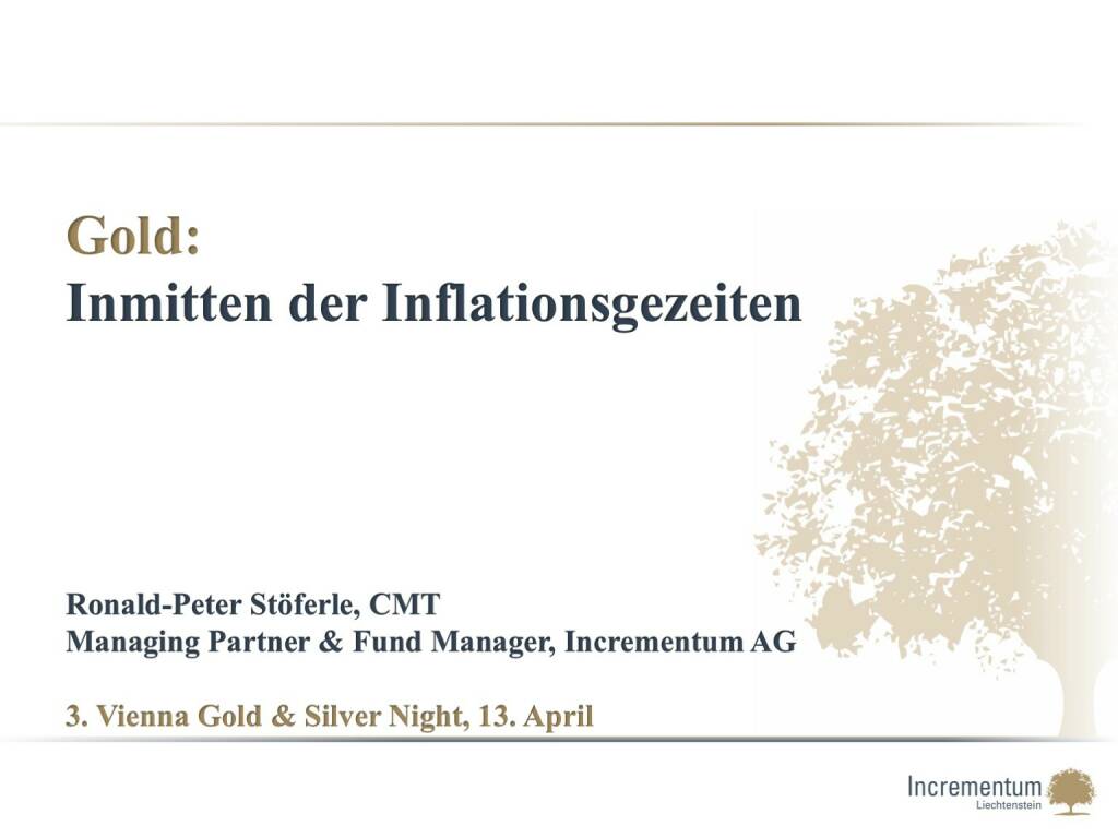 Gold: Inmitten der Inflationsgezeiten (14.04.2016) 