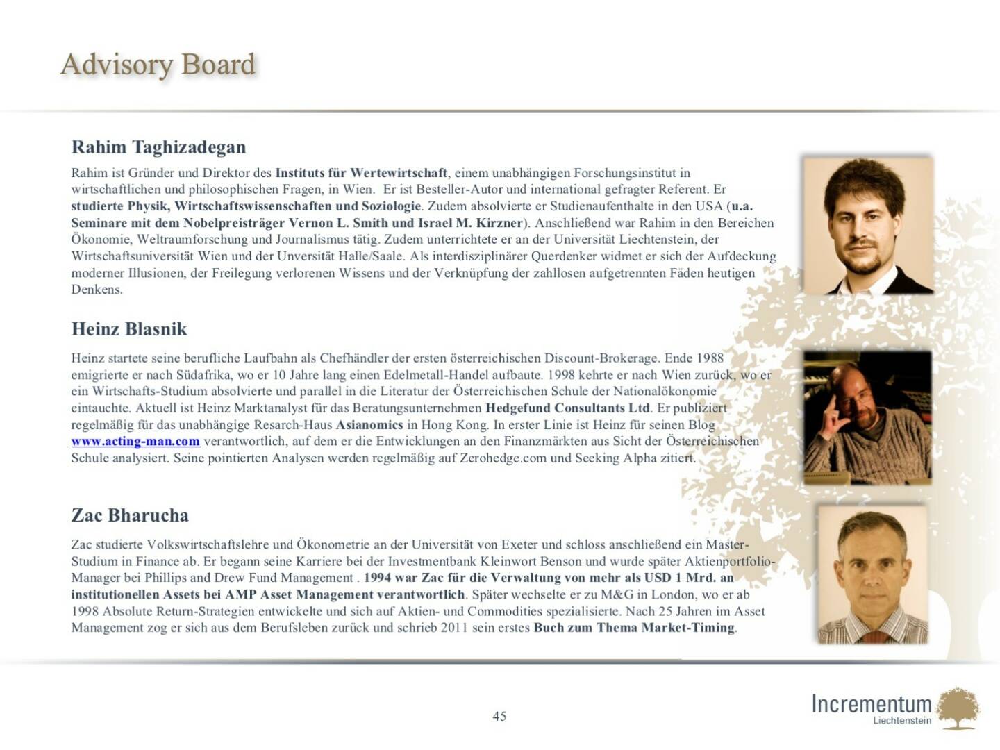 Advisory Board