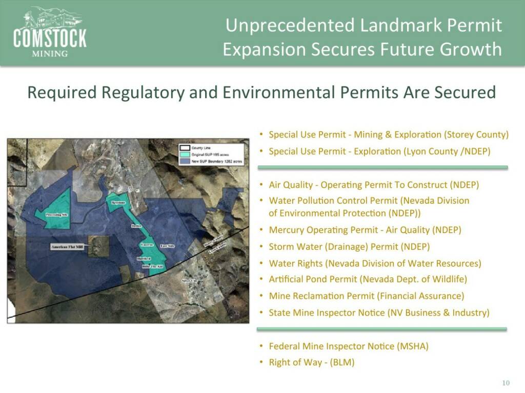 Unprecedented Landmark Permit Expansion Secures Future Growth (14.04.2016) 