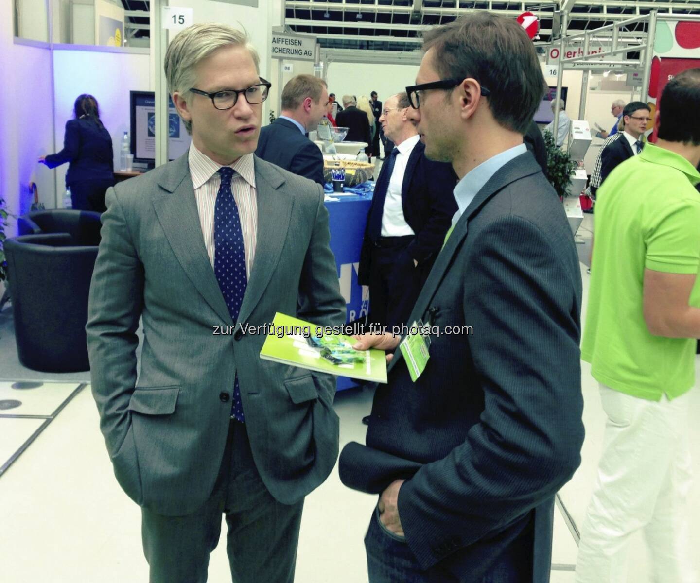 Markus Koch mit Andreas Kern (wikifolio) bei der Gewinn Money World in Linz