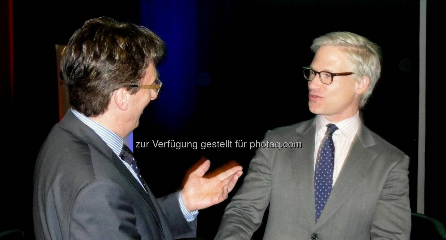 Anton Obernberger, Markus Koch bei der Gewinn Money World in Linz (c) Börsenclub Kirchdorf, VKB Bank