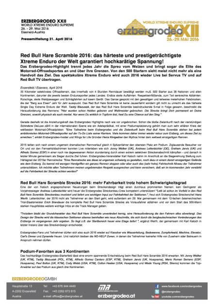 Red Bull Hare Scramble 2016: Xtreme Enduro, Seite 1/2, komplettes Dokument unter http://boerse-social.com/static/uploads/file_926_red_bull_hare_scramble_2016_xtreme_enduro.pdf (21.04.2016) 