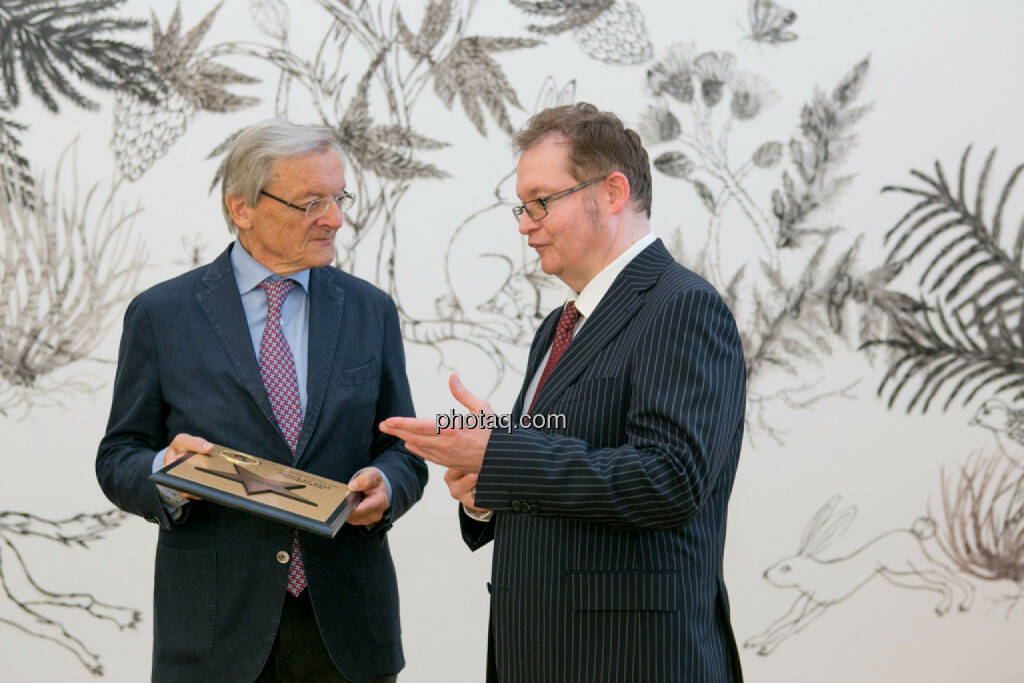 Wolfgang Schüssel, Gregor Rosinger (Rosinger Group), © Martina Draper/photaq (02.05.2016) 