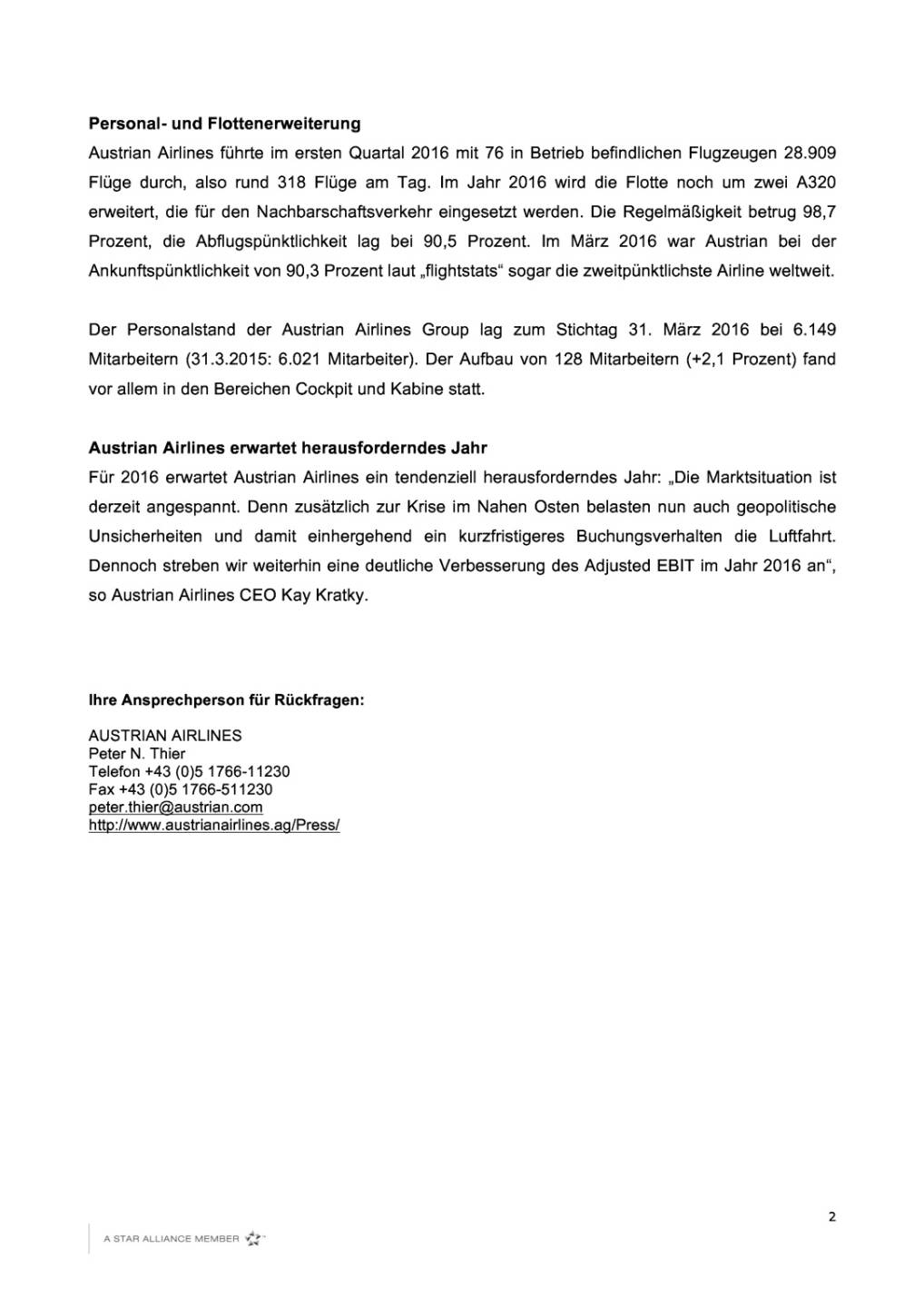 Austrian Airlines 1. Quartal 2016, Seite 2/3, komplettes Dokument unter http://boerse-social.com/static/uploads/file_990_austrian_airlines_1_quartal_2016.pdf