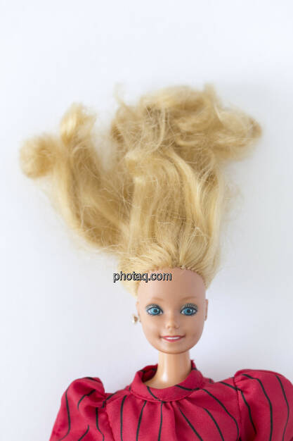 Haare zu Berge stehen, Barbie Puppe, © Martina Draper (14.04.2013) 