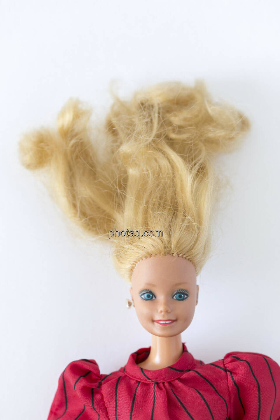 Haare zu Berge stehen, Barbie Puppe