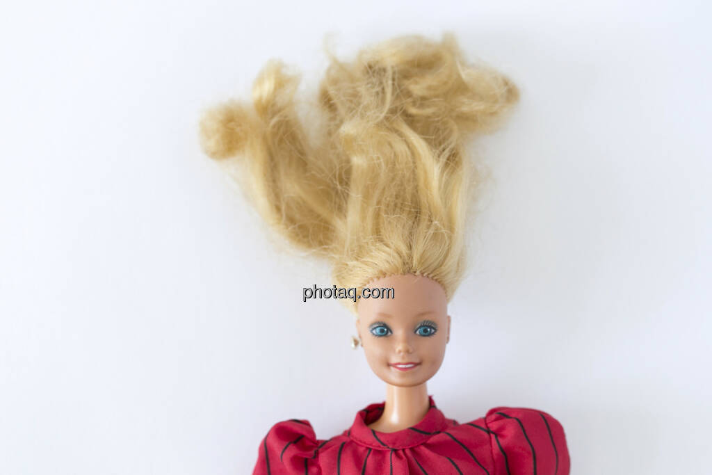 Haare zu Berge stehen, Barbie Puppe, © Martina Draper (14.04.2013)